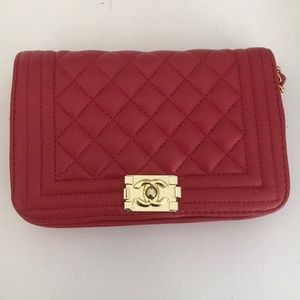 Chanel Red Cross body